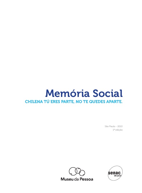 Capa de Memória Social – Chilena tu eres parte